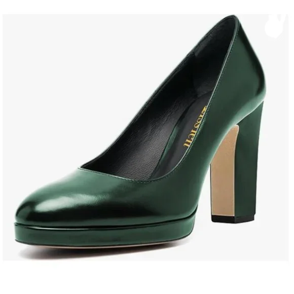 green ladies dress shoes Women loafers in olive green suede and burgundy details main image 1